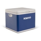 Igloo IH45 AC/DC hybride koelbox Donkerblauw/wit, 43 liter