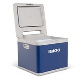 Igloo IH45 AC/DC hybride koelbox Donkerblauw/wit, 43 liter