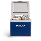 Igloo IH45 AC/DC hybride koelbox Donkerblauw/wit, 43 liter