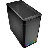 Sharkoon MK4 RGB Strip mini tower behuizing Zwart | 2x USB-A | 1x USB-C | RGB