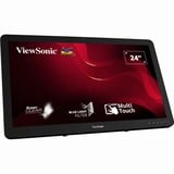 ViewSonic 10-point Touchscreen monitor TD2430 24"  Zwart, 1x HDMI, 1x DisplayPort, VGA, Touch