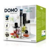 Domo Mixerset 'My Vegetable' 4-in-1 DO9254M staafmixer Zwart/roestvrij staal, Incl. spiraalsnijder