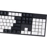 Keychron C2-A2, toetsenbord Zwart/wit, US lay-out, Gateron Blue, Witte leds, ABS keycaps