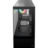 Aerocool Viewport Mini V2 ARGB mini tower behuizing Zwart | 3x USB-A | RGB | Tempered Glass