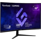 ViewSonic VX3218-PC-MHD 32" Curved gaming monitor Zwart, 2x HDMI, 1x DisplayPort, 180 Hz