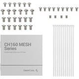 DeepCool CH160 MESH mini tower behuizing Wit | 2x USB-A | 1x USB-C