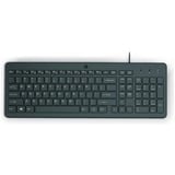 HP 150 Wired Keyboard (664R5AA), toetsenbord Zwart, EU lay-out (QWERTY)