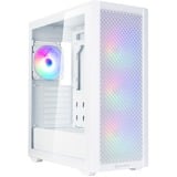 SilverStone FARA 515XR midi tower behuizing Wit | 2x USB-A | Tempered Glass