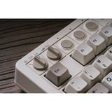 8BitDo Retro Mechanical Keyboard M Edition, gaming toetsenbord Grijs/donkerrood, US lay-out, Kailh Box White, TKL, Bluetooth Low Energy, Wireless 2.4G, USB