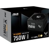 ASUS TUF Gaming 750W Gold voeding  Zwart, 4x PCIe, Kabelmanagement