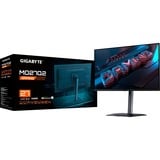 GIGABYTE MO27Q2 27" gaming monitor Zwart, 2x HDMI, DisplayPort, 2x USB-A, USB-B, USB-C, 240 Hz