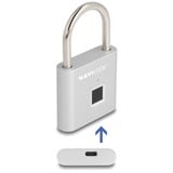 Padlock with fingerprint hangslot