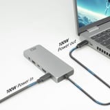 ACT Connectivity USB-C 4K / 8K 60Hz dockingstation Grijs