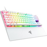 Razer Huntsman V3 Pro TKL - White, gaming toetsenbord Wit, US lay-out, Razer Analog Optical, TKL, RGB leds, Doubleshot PBT