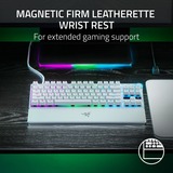 Razer Huntsman V3 Pro TKL - White, gaming toetsenbord Wit, US lay-out, Razer Analog Optical, TKL, RGB leds, Doubleshot PBT