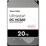 WD Ultrastar DC HC560, 20 TB harde schijf 0F38755, SATA/600, 24/7