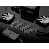 Corsair 96 GB DDR5-6000 (4x 24 GB) Quad-Kit werkgeheugen Zwart, CMK96GX5M4B6000C30, Vengeance, XMP 3.0