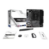 ASRock Z790M-ITX WiFi socket 1700 moederbord Zwart/grijs, RAID, 2.5 Gb-LAN, Gb-LAN, Wi-Fi, BT, Sound, Mini-ITX