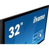 iiyama ProLite TF3215MC-B2AG 31.5" Public Display Zwart, Touch, VGA, HDMI, DisplayPort 