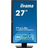 iiyama ProLite XUB2763QSU-B1 27" monitor Zwart, HDMI, DisplayPort, USB, Audio