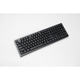 Ducky Zero 6108 Classic Black, gaming toetsenbord Zwart/wit, US lay-out, Cherry MX2A Speed Silver, RGB leds, Double-shot PBT, hot swap, 2.4GHz | Bluetooth | USB-C