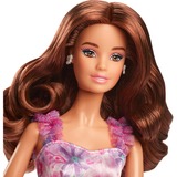 Mattel Signature pop met blond haar en zwart-witte avondjapon 65e verjaardag, voor verzamelaars