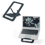 Leitz Ergo Aluminium Ultraplatte Verstelbare Laptopstandaard Donkergrijs