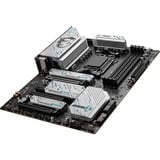 MSI X670E GAMING PLUS WIFI socket AM5 moederbord Zwart/zilver, RAID, 2.5Gb-LAN, Wifi, BT, Sound, ATX