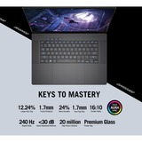 ASUS ROG Zephyrus G16 GU605MI-QP121W 16"  gaming laptop Grijs | Ultra 7 155H | RTX 4070 | 32 GB | 1 TB SSD