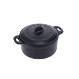 Victoria Mini Cocotte 0,22 liter bak-/braadpan Zwart