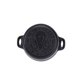 Victoria Mini Cocotte 0,22 liter bak-/braadpan Zwart