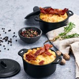 Victoria Mini Cocotte 0,22 liter bak-/braadpan Zwart