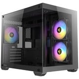 Antec CX600M RGB mini tower behuizing Zwart | 3x USB-A | Tempered Glass