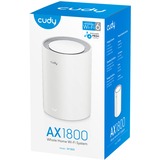 Cudy AX1800 Gigabit Mesh Wi-Fi 6 System (1-Pack) mesh router Wit