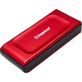 Kingston XS1000 Portable 1 TB externe SSD Rood/zwart, SXS1000R/1000G, USB-A 3.2 (10 Gbit/s)