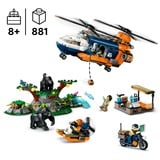 LEGO City - Jungleonderzoekers: helikopter bij de basis Constructiespeelgoed 60437