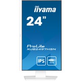 iiyama ProLite XUB2497HSN-W2 23.8" monitor Wit, 100 Hz, HDMI, DisplayPort, USB-C, Audio