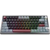 Montech Mkey Pro Darkness, toetsenbord Zwart, US lay-out, Gateron G Pro Yellow, 75%, Hot-swappable, RGB, Double-Shot PBT