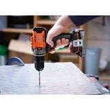 BLACK+DECKER 18V 2.0Ah Schroefklopboormachine Zwart/oranje