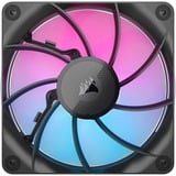 Corsair RX120 MAX RGB case fan Zwart, 3 stuks, 4-pins PWM fan-connector