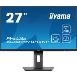 iiyama ProLite XUB2797UHSNP-B1 27" 4K UHD monitor Zwart, HDMI, DisplayPort, USB-C, LAN, Audio