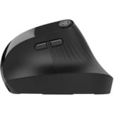 JLab JBuds Ergonomic Wireless Vertical Mouse Zwart, 1200 – 2400 DPI, Bluetooth 5.2 / 2.4 GHz