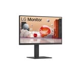 LG 27BA850-B 27" monitor Zwart, HDMI, DisplayPort, Audio, LAN, USB-C, Webcam