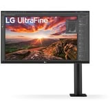 LG UltraFine 27UN880P-B 27" 4K UHD monitor Zwart, 2x HDMI, 1x DisplayPort, 2x USB-A, 1x USB-C