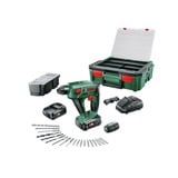 Bosch Accuboorhamer Uneo Maxx + SystemBox - 2x 1,5 Ah Groen/zwart, POWER FOR ALL ALLIANCE, 2 accu's en oplader inbegrepen