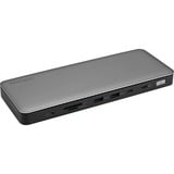 Kensington SD5760T dockingstation Zilver/zwart, Thunderbolt 4, USB-C, USB-A, HDMI, PD