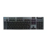 Logitech G915 X LIGHTSPEED Low-Profile Wireless Gaming Keyboard Zwart, US-International, GL Tactile, Double-Shot PBT, RGB, LIGHTSPEED draadloos / Bluetooth / USB-C