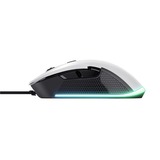 Trust GXT 922 Ybar ECO gaming muis Wit, RGB | 200 - 7200 dpi