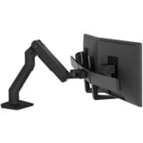 Ergotron HX Desk Dual monitorarm Zwart