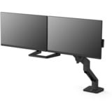 Ergotron HX Desk Dual monitorarm Zwart